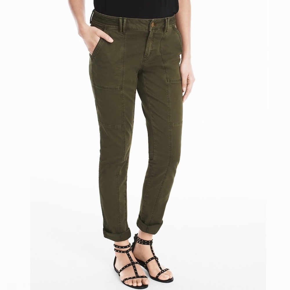 [White House Black Market] Straight Crop Pants